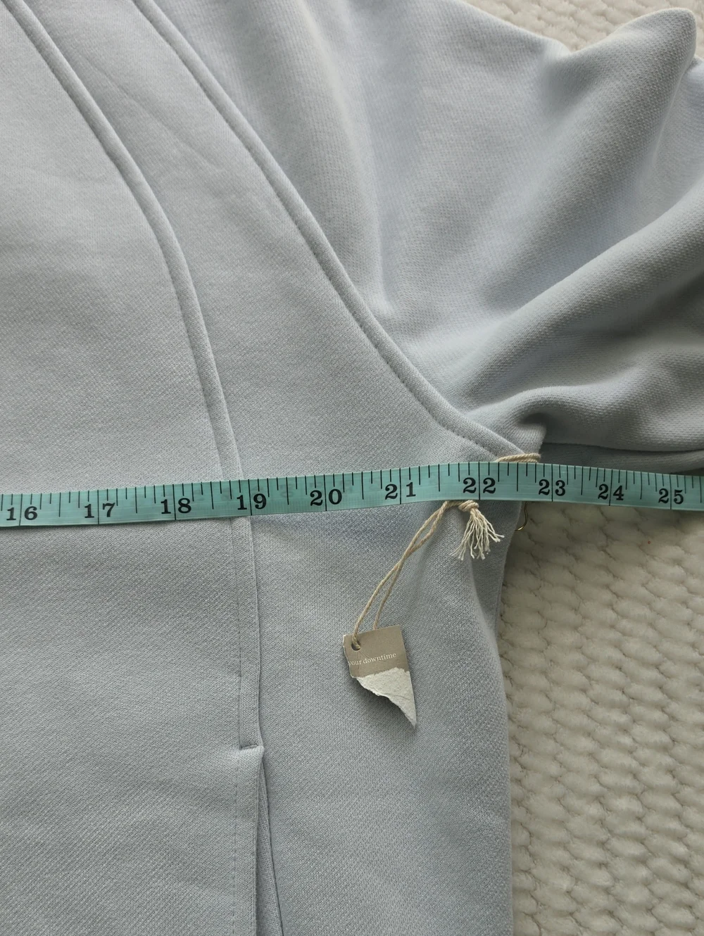 Haven Well Within Women's Light Blue Quarter-Zip Pullover Sweater Swestshirt
